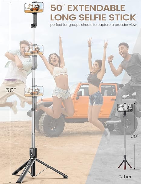 Looply™ 6 In 1 Selfie Stick