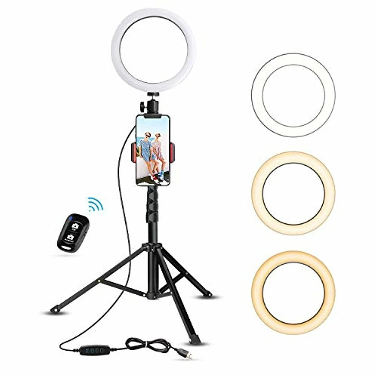 Looply™ 8" Ring Light with Tripod Stand
