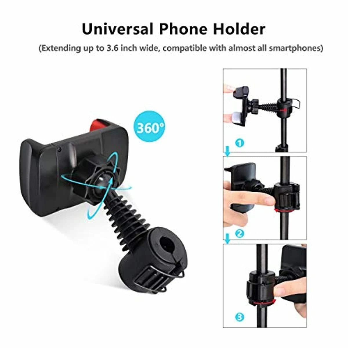 Looply™ 8" Ring Light with Tripod Stand